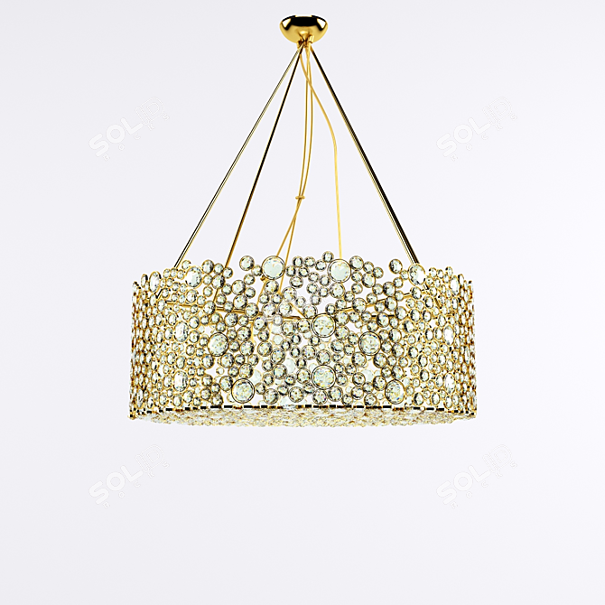 Glamour Eternity Chandelier 3D model image 1