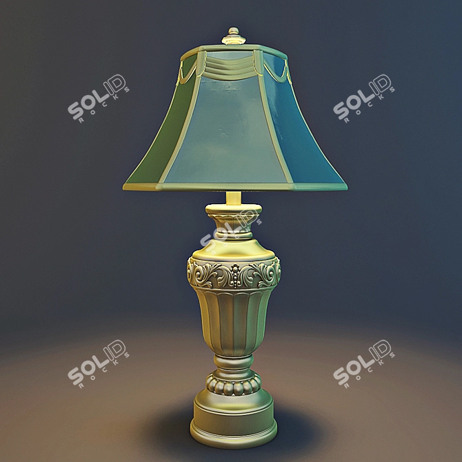 Classic Desk Lamp 3D model image 1