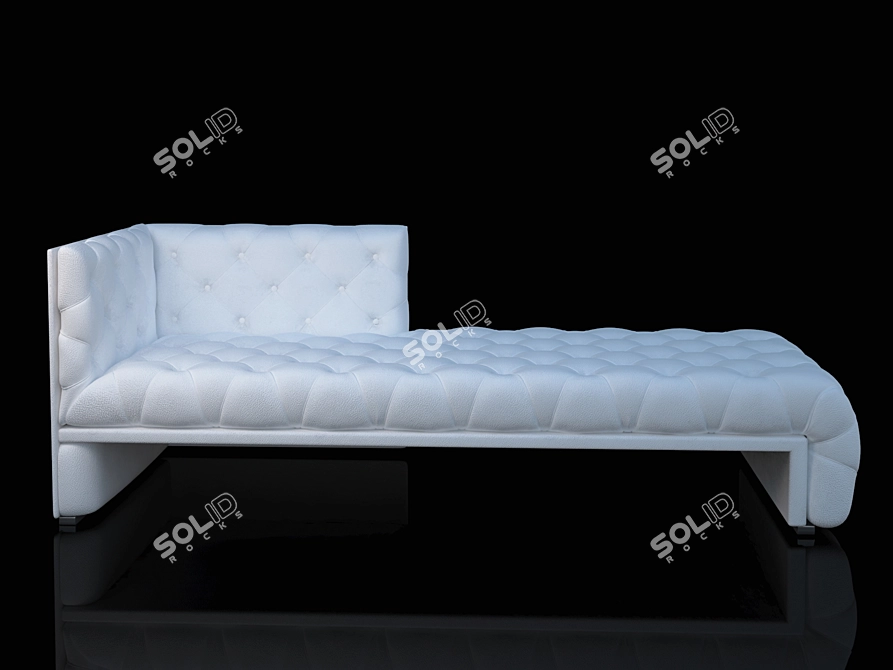 Edwards Sociable Ottoman 3D model image 2