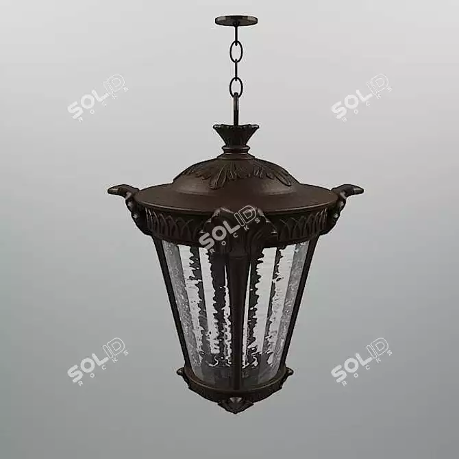 Title: Savoy House Pompia 5-Light Chandelier 3D model image 1