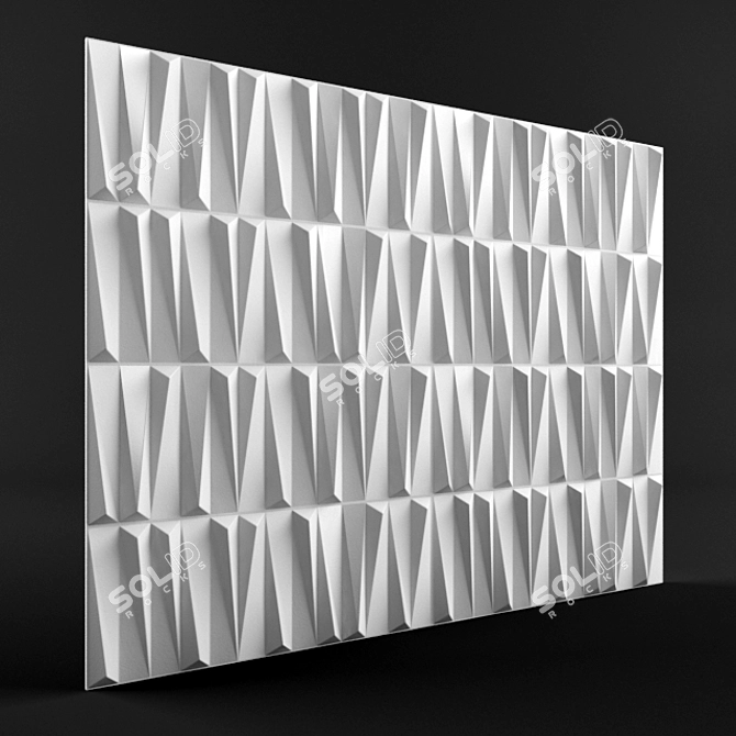 Bamboo Fiber Glass Panel 3D model image 2
