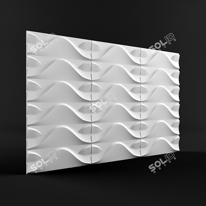 Dragon 3D Bamboo Panel 3D model image 2