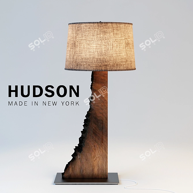 Hudson Bee Table Lamp: Elegant and Functional 3D model image 1