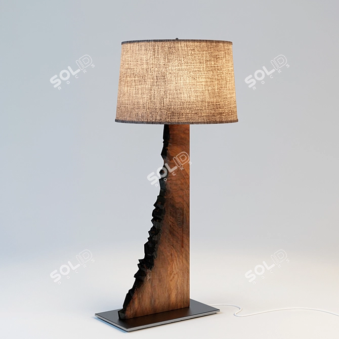 Hudson Bee Table Lamp: Elegant and Functional 3D model image 2