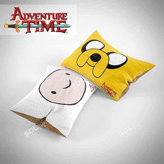 Adventure Time Pillow 3D model image 1