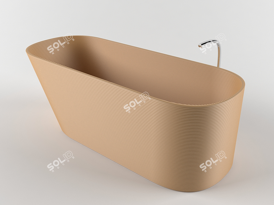 Karol Bania Oval Bathtub 3D model image 1