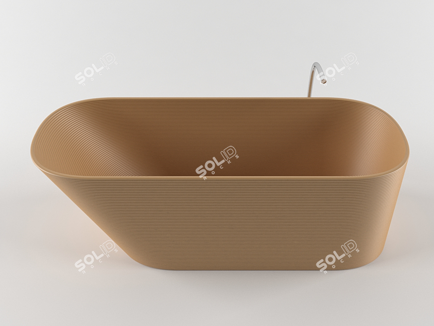 Karol Bania Oval Bathtub 3D model image 2