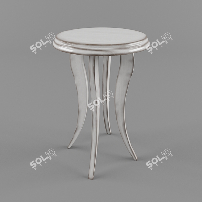 Melody Modern Side Table 3D model image 1