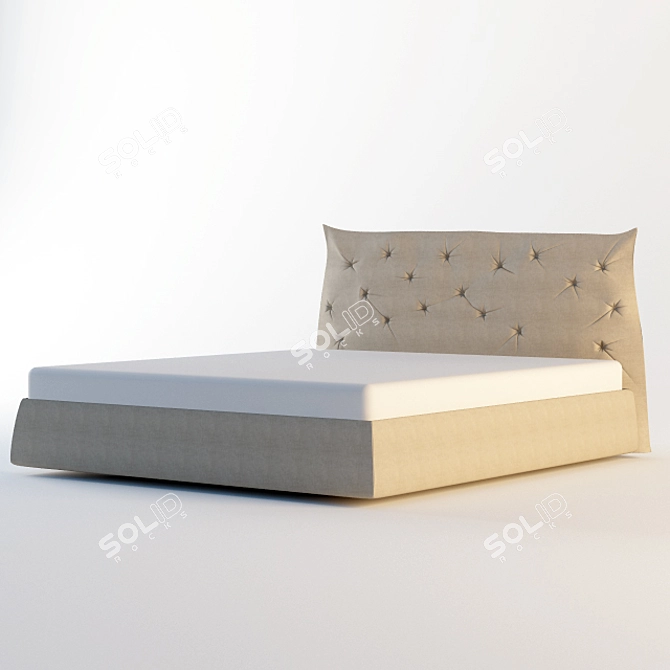 Interia Ukrainian made Bed 3D model image 2