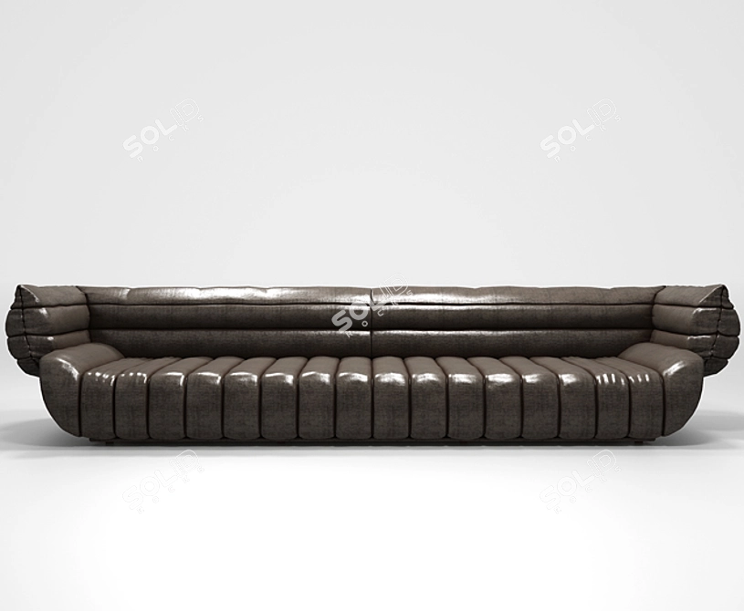 Luxurious Tactile Sofa For Modern Homes 3D model image 2