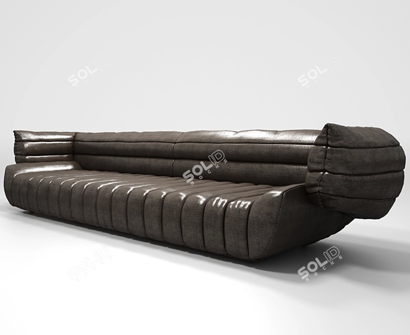 Luxurious Tactile Sofa For Modern Homes 3D model image 3