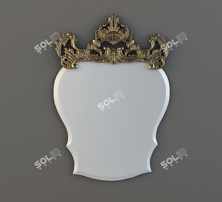 Elegant Bianchini & Capponi Mirror 3D model image 1