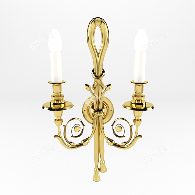 Elegant Sevilla Sconce 3D model image 1