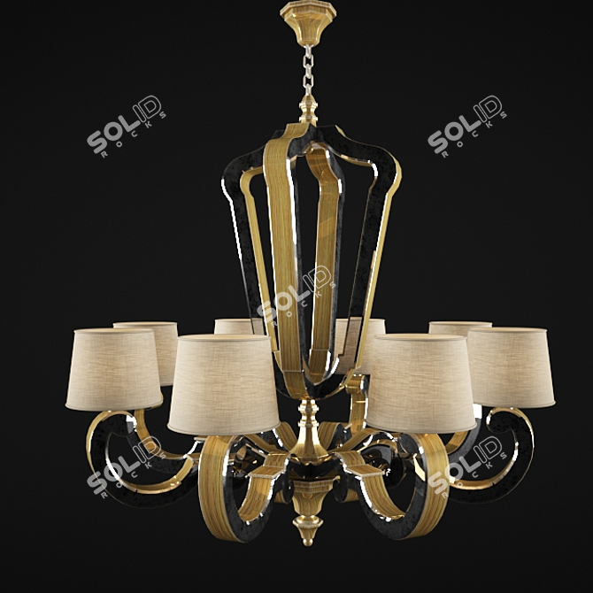 Venetian Lighting 700 LD170/8 3D model image 1