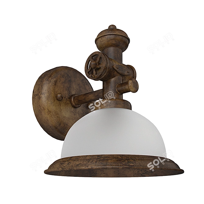 Lustrarte 435: Elegant Portuguese Wall Sconce 3D model image 1
