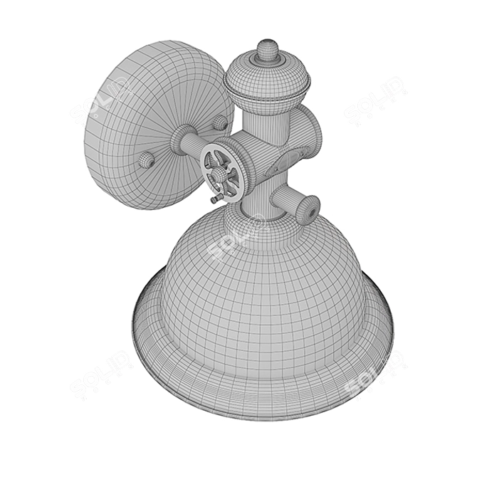 Lustrarte 435: Elegant Portuguese Wall Sconce 3D model image 2