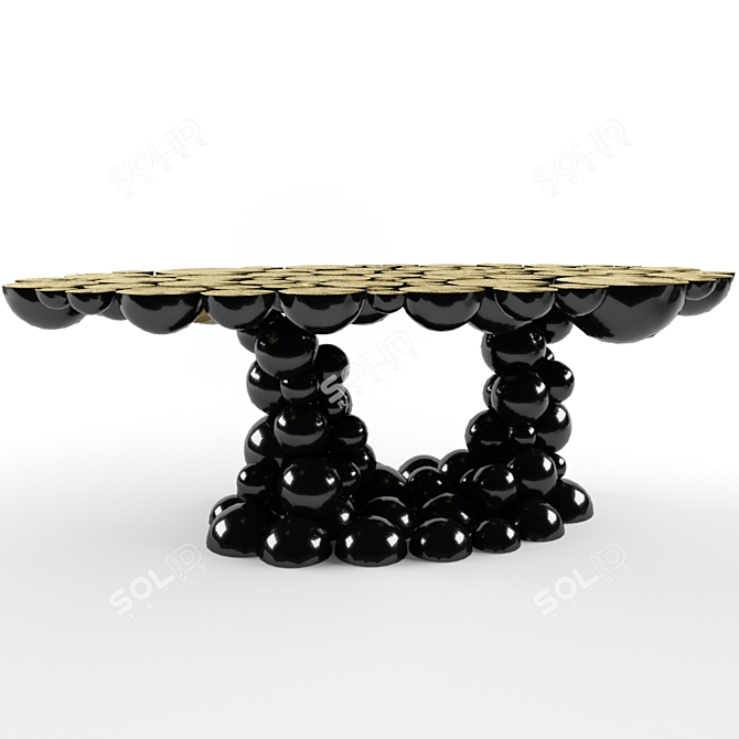 Innovative Newton Dining Table: A Masterpiece of Design 3D model image 1