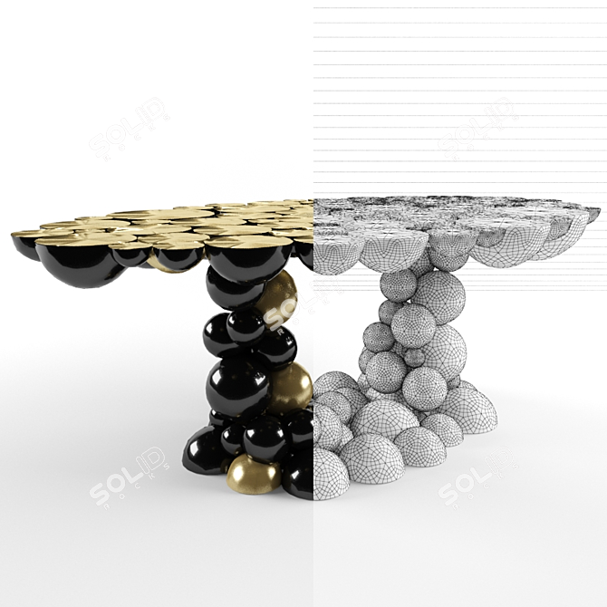 Innovative Newton Dining Table: A Masterpiece of Design 3D model image 3