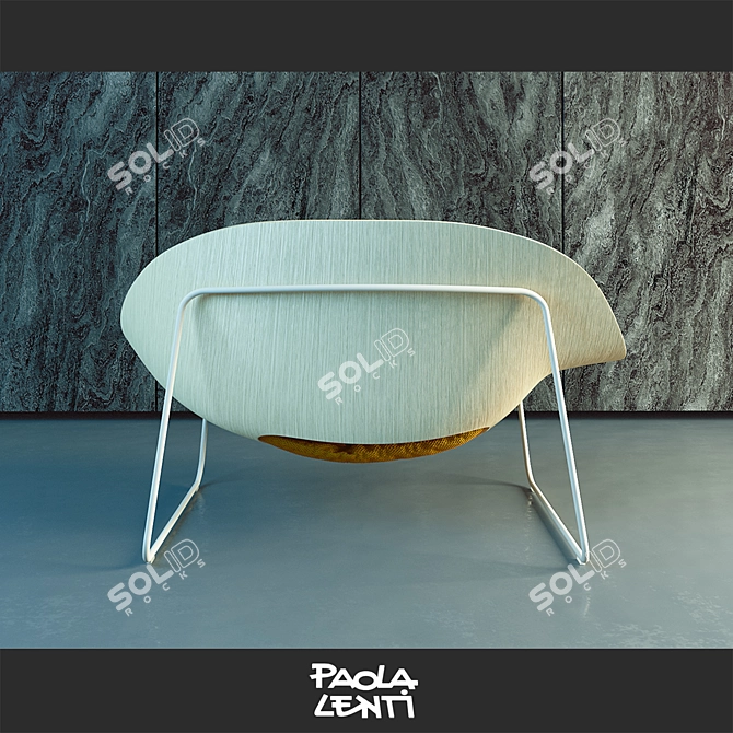 Designer Shito Chair by Paola Lenti 3D model image 2