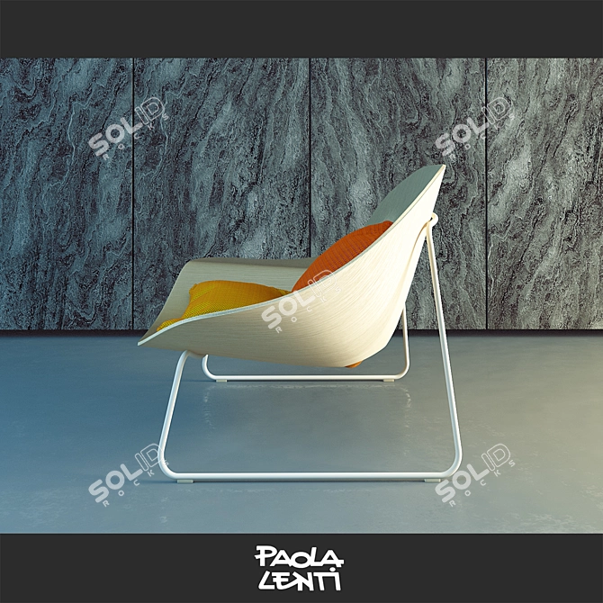 Designer Shito Chair by Paola Lenti 3D model image 3