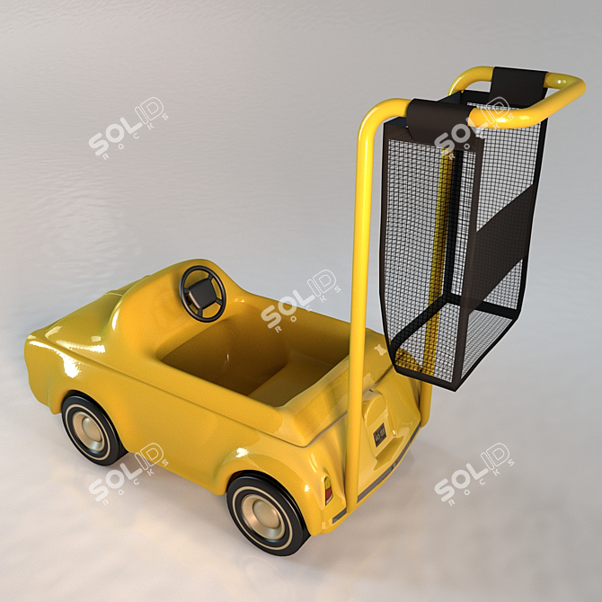 Multipurpose Shopping Cart 3D model image 2