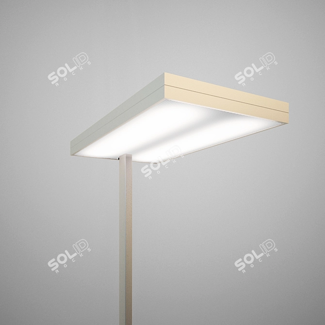 HALLA LEIRA Floor Lamp - Elegant Lighting Solution 3D model image 2