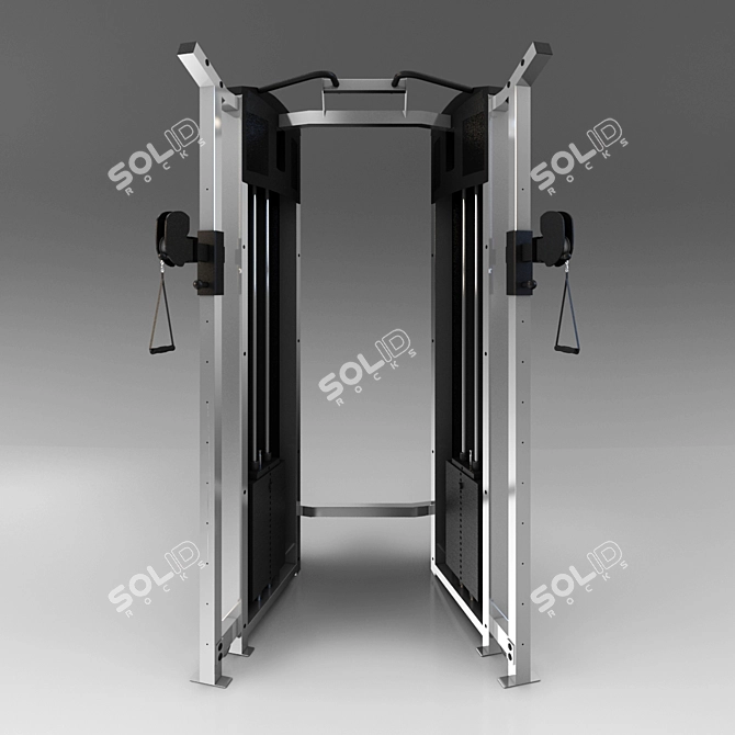 Functional Fitness Equipment - Real Model Inspired 3D model image 1