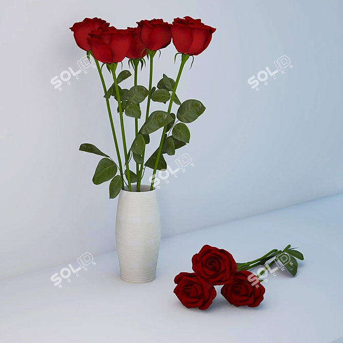 Vintage Rose: Archival 3dsMax 2012 3D model image 1