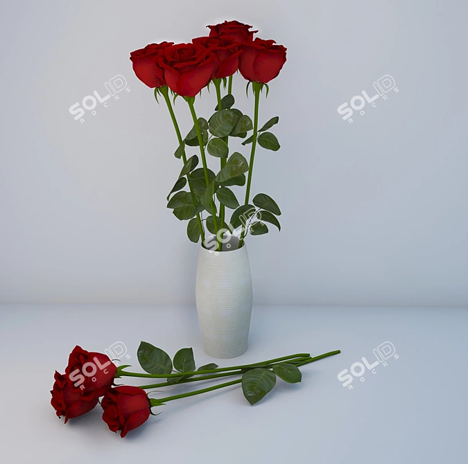 Vintage Rose: Archival 3dsMax 2012 3D model image 2