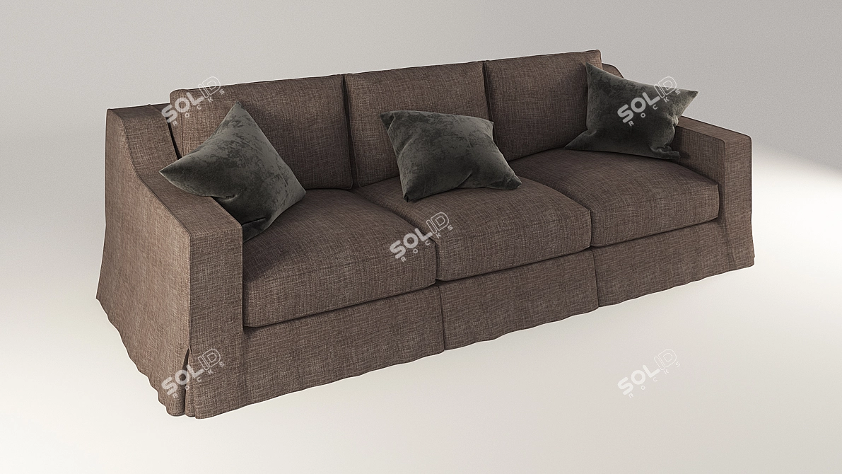Asnaghi Italian Sofa 3D model image 1