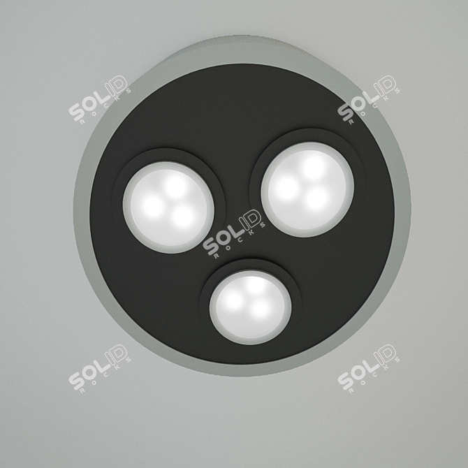 Halla Razi Ceiling Luminaire 3D model image 2