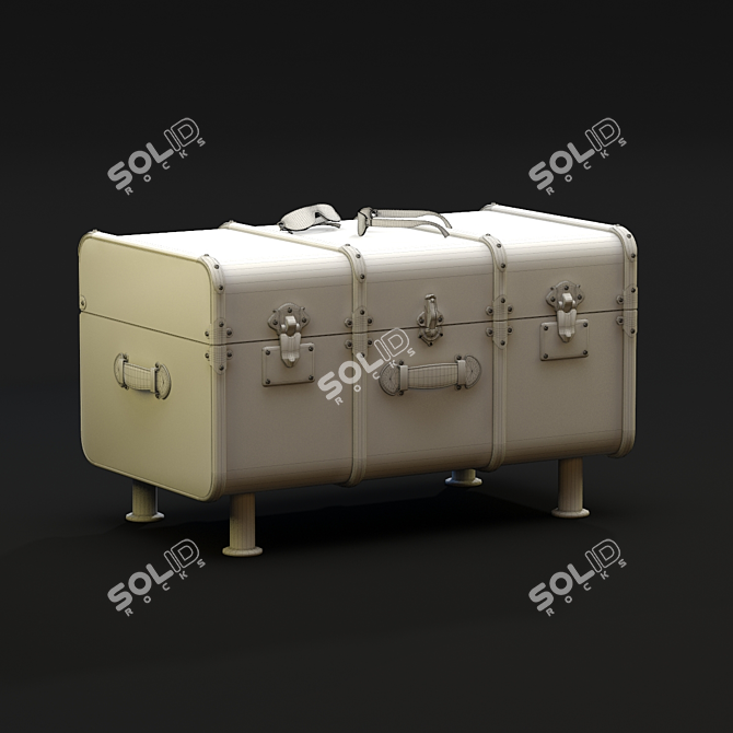 Elegant Transport: EICHHOLTZ Flightcase Glendale 3D model image 2