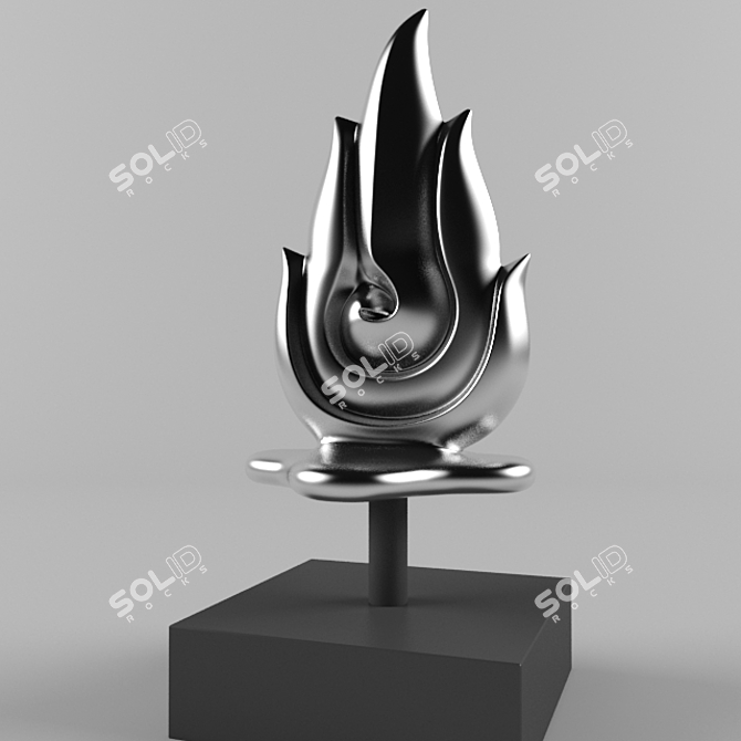 Elegant Eichholtz Flame Thai Medium 3D model image 1