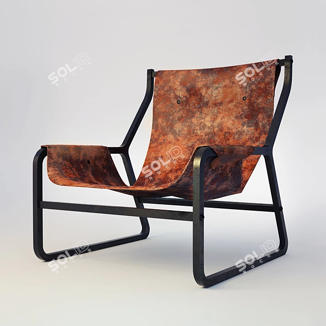 Relax in Style: Toro Lounge Chair 3D model image 1