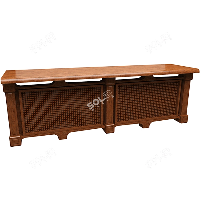 Classic Radiator Paneling 3D model image 1