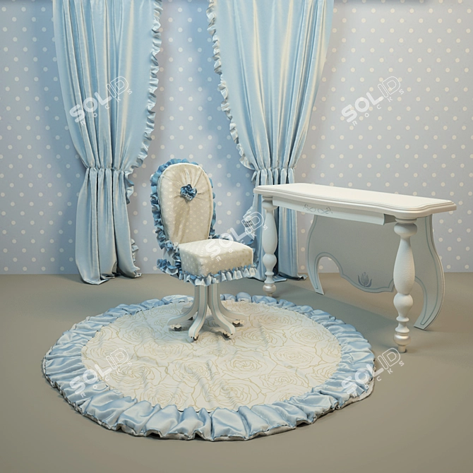 Sophie Collection: Italian Children's Furniture by Ebanisteria Bacci 3D model image 1