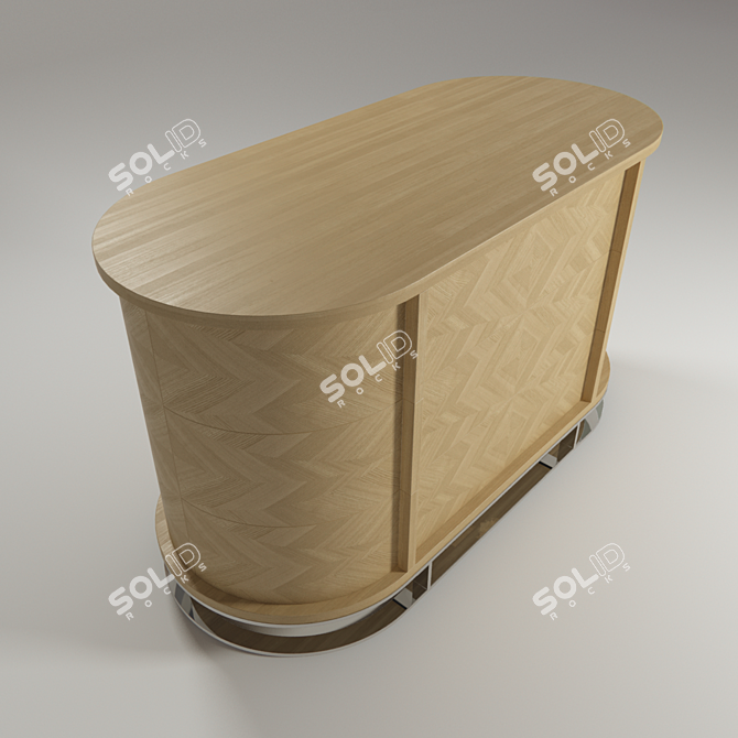 Modern Chest of Drawers - DV151 3D model image 3