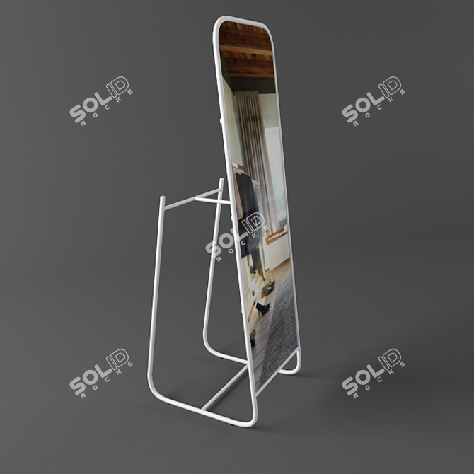 Elegant Reflections: IKEA Knapper 3D model image 2