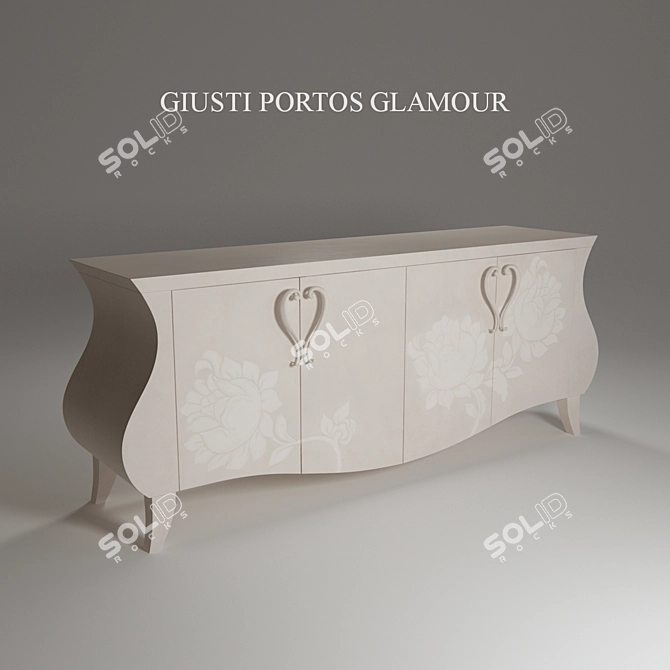 Giusti Portos Glamour Chest 3D model image 1