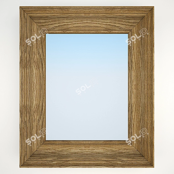 Elegant Marseilles Mirrors - 3 Colors 3D model image 2