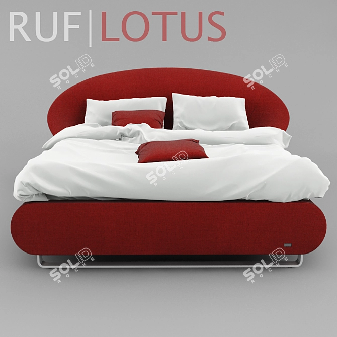 Lotus Rooftop Bed 3D model image 1