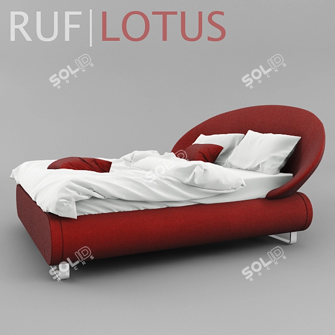 Lotus Rooftop Bed 3D model image 2