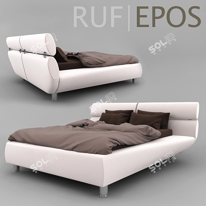 RUF|EPOS Bed: Epic Comfort 3D model image 1
