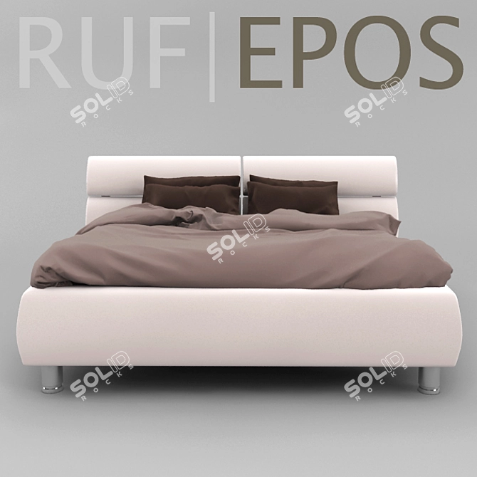 RUF|EPOS Bed: Epic Comfort 3D model image 2
