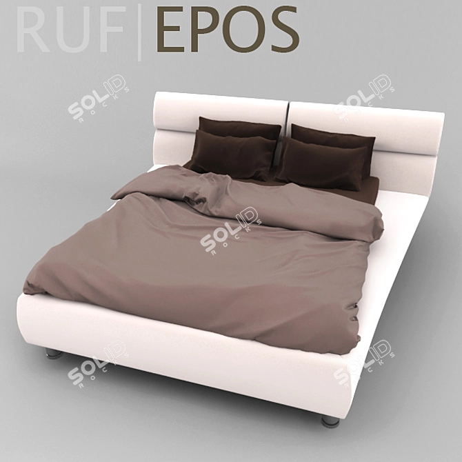 RUF|EPOS Bed: Epic Comfort 3D model image 3