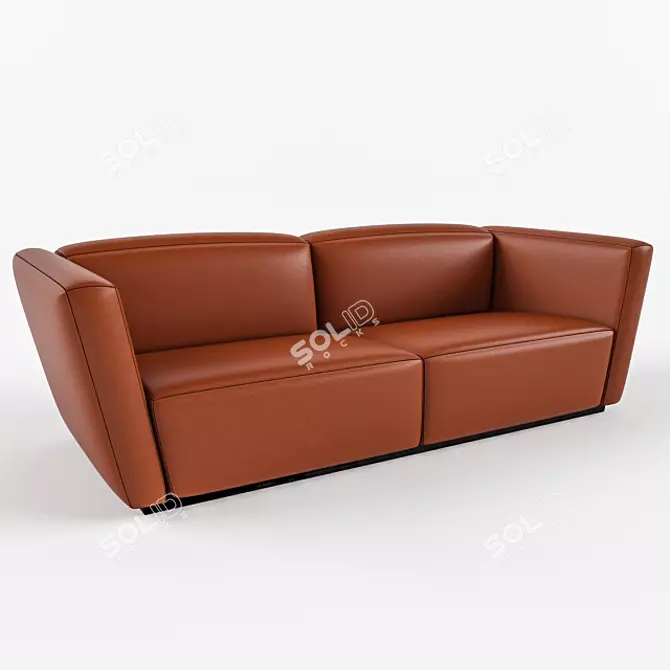Polaris Texas Sofa - Sleek and Stylish 3D model image 1