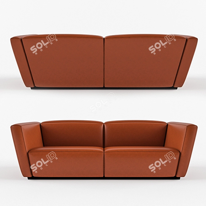 Polaris Texas Sofa - Sleek and Stylish 3D model image 2