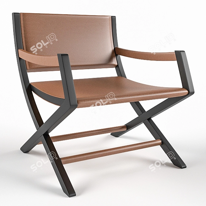 Emily Flexform Armchair 3D model image 1