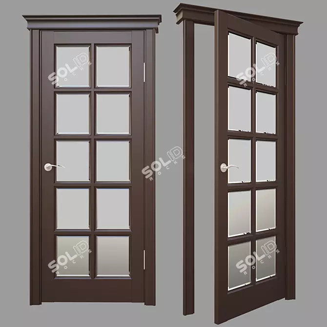 Stylish Entry Doors - Doors-m.ru 3D model image 1