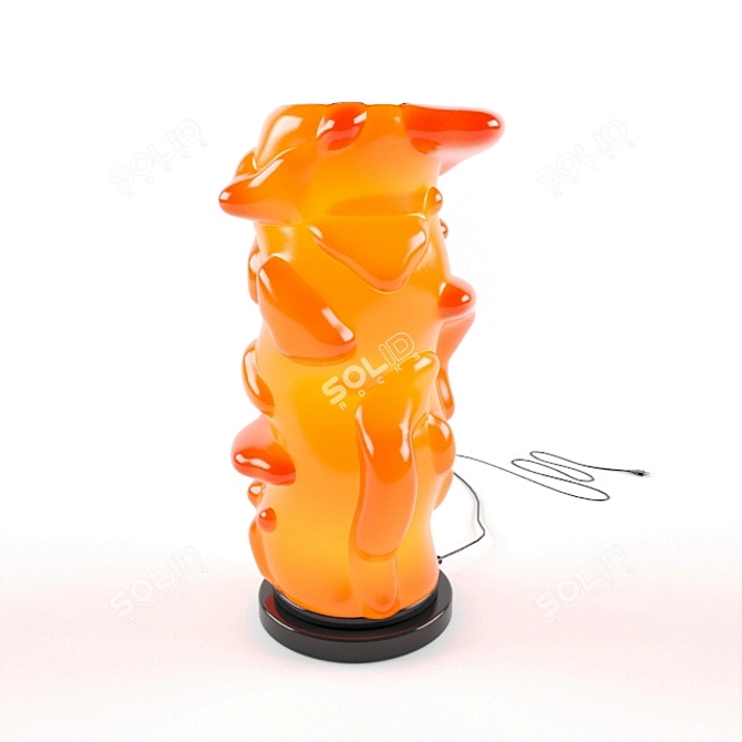 Lava Fusion Floor Lamp 3D model image 2